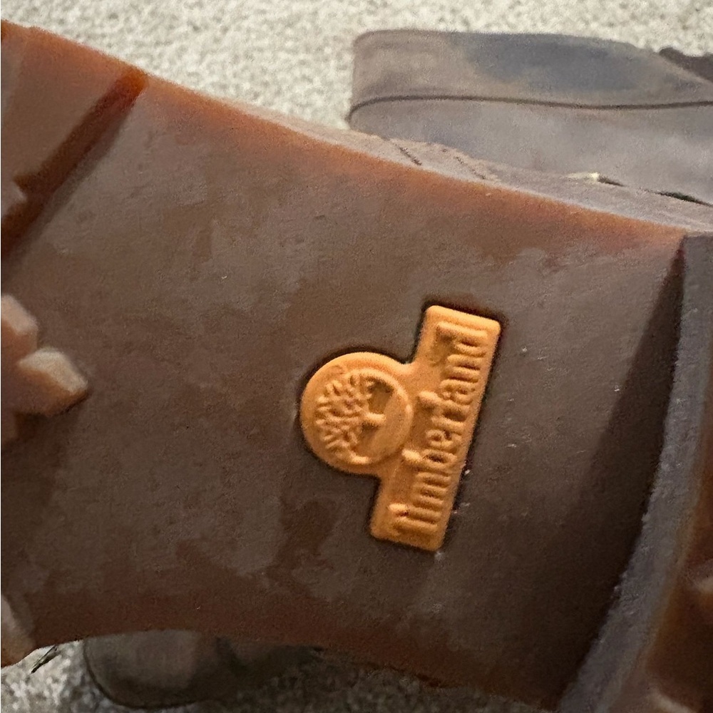 Timberlan Brown Leather Knee-High Boots - Picture 6 of 7